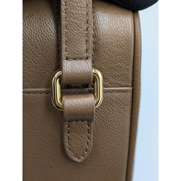 Burberry Vintage Check Large Camera Shoulder Bag Earth 8084495 - Picture 6 of 14